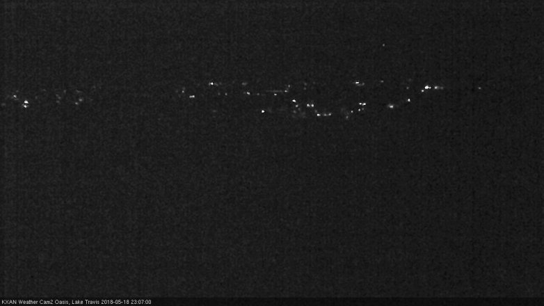 Lake Travis webcam, May 18, 2018 10:10 PM CT