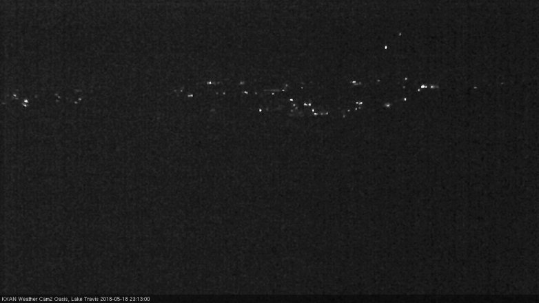 Lake Travis webcam, May 18, 2018 10:15 PM CT