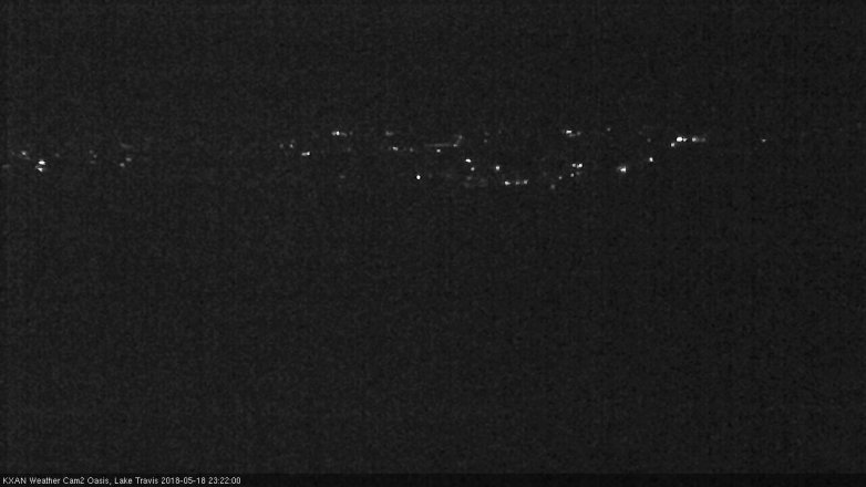 Lake Travis webcam, May 18, 2018 10:25 PM CT
