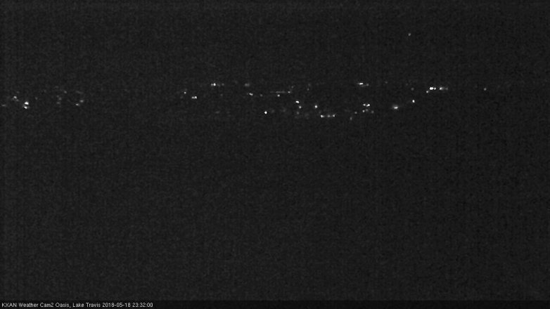 Lake Travis webcam, May 18, 2018 10:35 PM CT