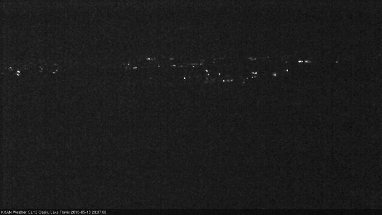 Lake Travis webcam, May 18, 2018 10:40 PM CT