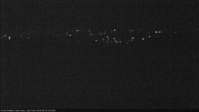 Lake Travis webcam, May 18, 2018 10:45 PM CT