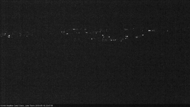Lake Travis webcam, May 18, 2018 10:50 PM CT