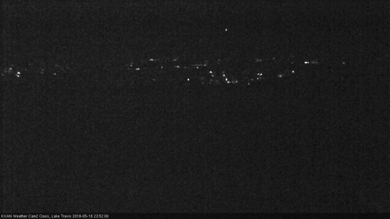 Lake Travis webcam, May 18, 2018 10:55 PM CT