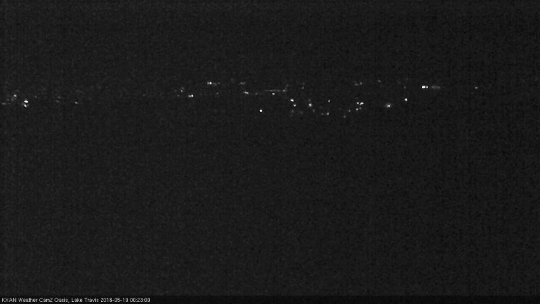 Lake Travis webcam, May 18, 2018 11:25 PM CT