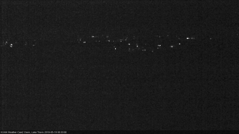 Lake Travis webcam, May 18, 2018 11:35 PM CT