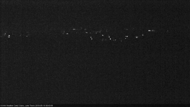 Lake Travis webcam, May 18, 2018 11:45 PM CT