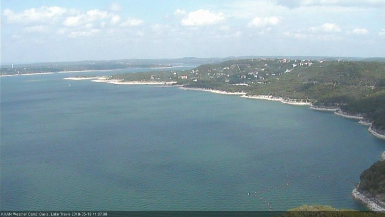 Lake Travis webcam, May 19, 2018 10:10 AM CT
