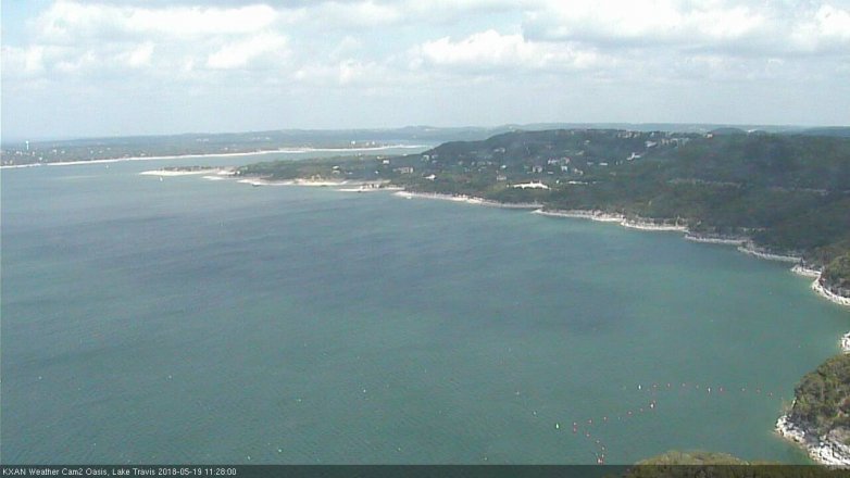 Lake Travis webcam, May 19, 2018 10:30 AM CT