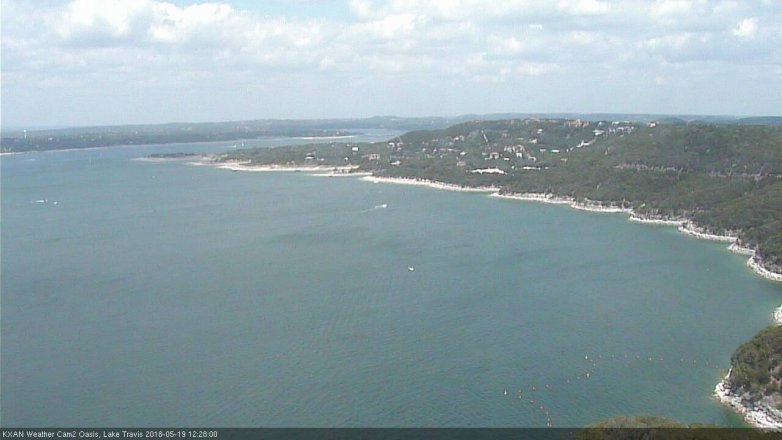 Lake Travis webcam, May 19, 2018 11:30 AM CT