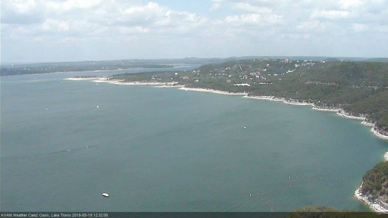 Lake Travis webcam, May 19, 2018 11:35 AM CT