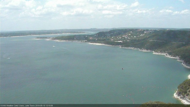 Lake Travis webcam, May 19, 2018 12:20 PM CT