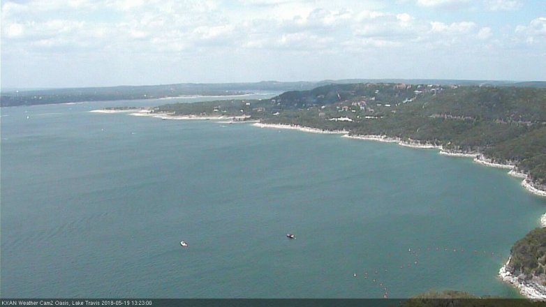 Lake Travis webcam, May 19, 2018 12:25 PM CT