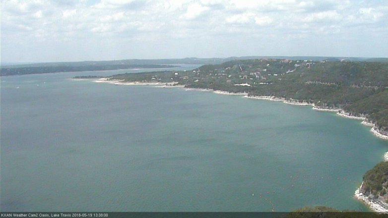 Lake Travis webcam, May 19, 2018 12:40 PM CT