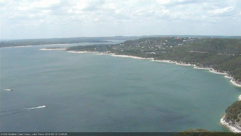 Lake Travis webcam, May 19, 2018 12:50 PM CT