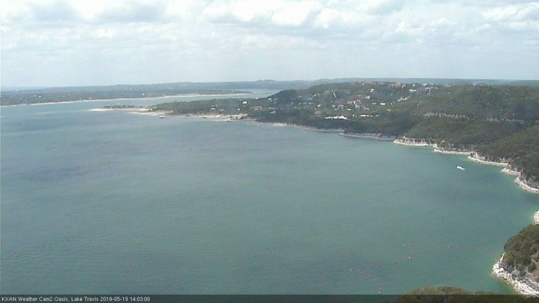 Lake Travis webcam, May 19, 2018 1:05 PM CT