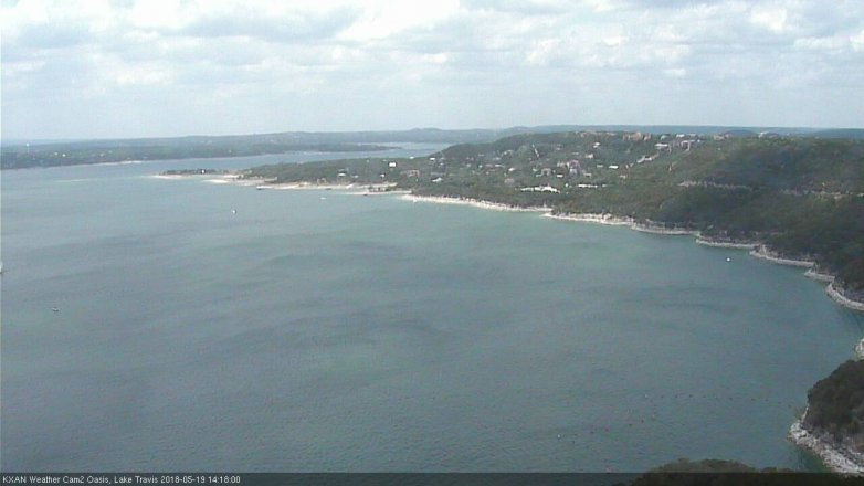 Lake Travis webcam, May 19, 2018 1:20 PM CT