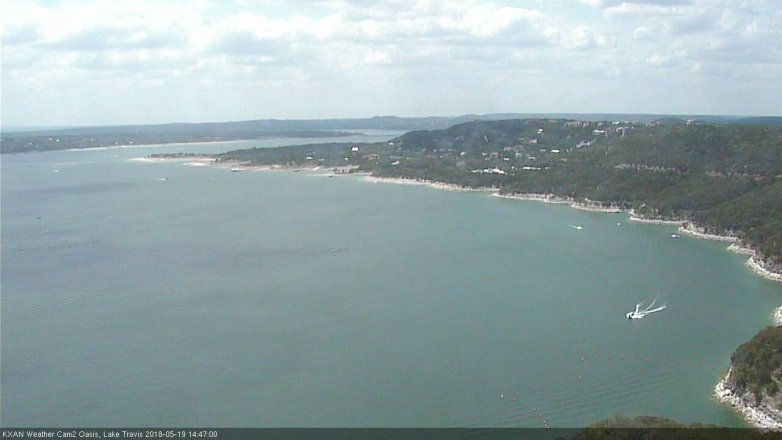 Lake Travis webcam, May 19, 2018 1:50 PM CT