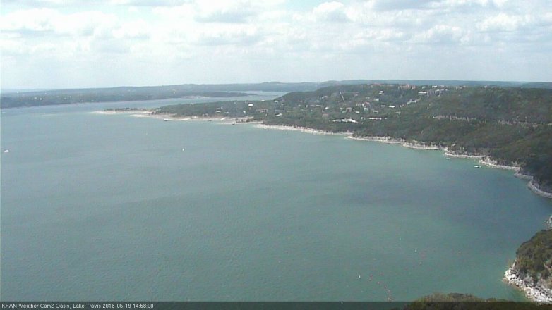 Lake Travis webcam, May 19, 2018 2:00 PM CT