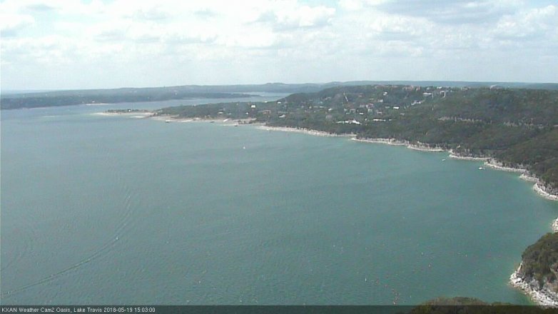 Lake Travis webcam, May 19, 2018 2:05 PM CT