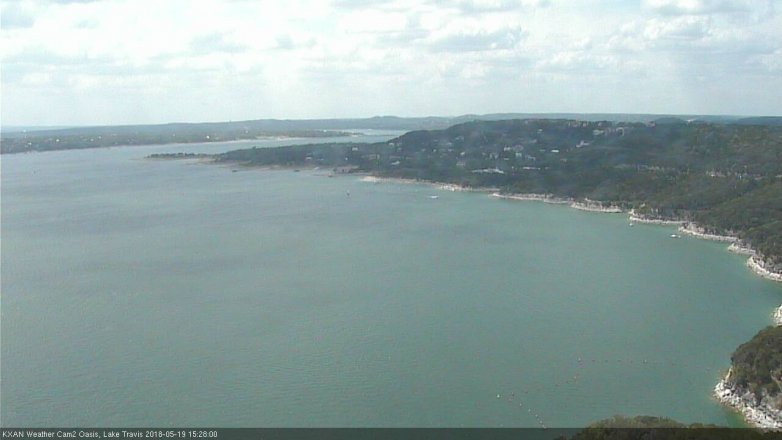 Lake Travis webcam, May 19, 2018 2:30 PM CT
