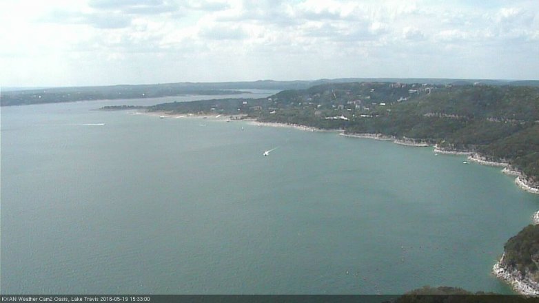 Lake Travis webcam, May 19, 2018 2:35 PM CT