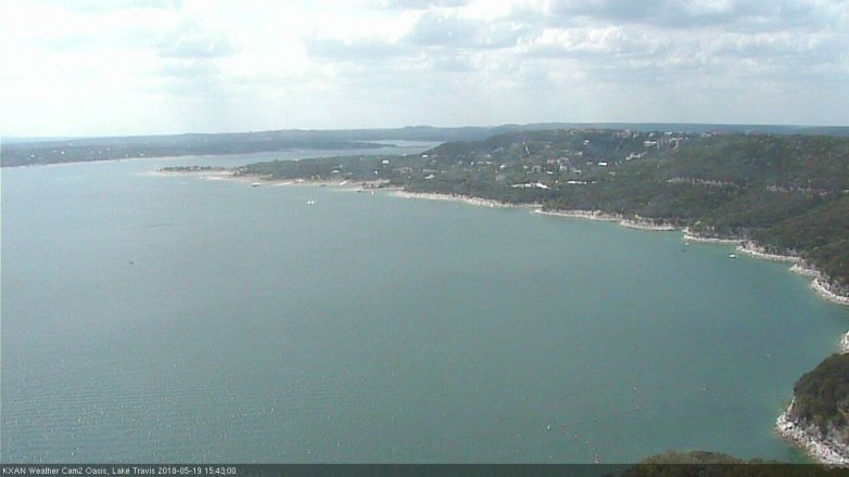 Lake Travis webcam, May 19, 2018 2:45 PM CT