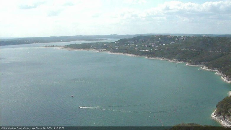 Lake Travis webcam, May 19, 2018 3:05 PM CT