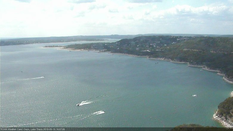 Lake Travis webcam, May 19, 2018 3:10 PM CT