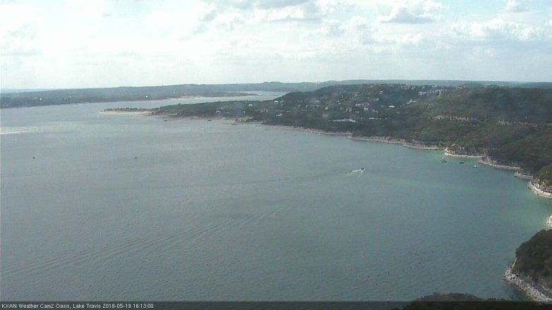 Lake Travis webcam, May 19, 2018 3:15 PM CT