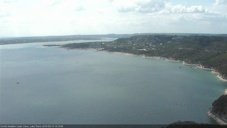 Lake Travis webcam, May 19, 2018 3:20 PM CT