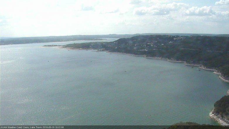 Lake Travis webcam, May 19, 2018 3:25 PM CT
