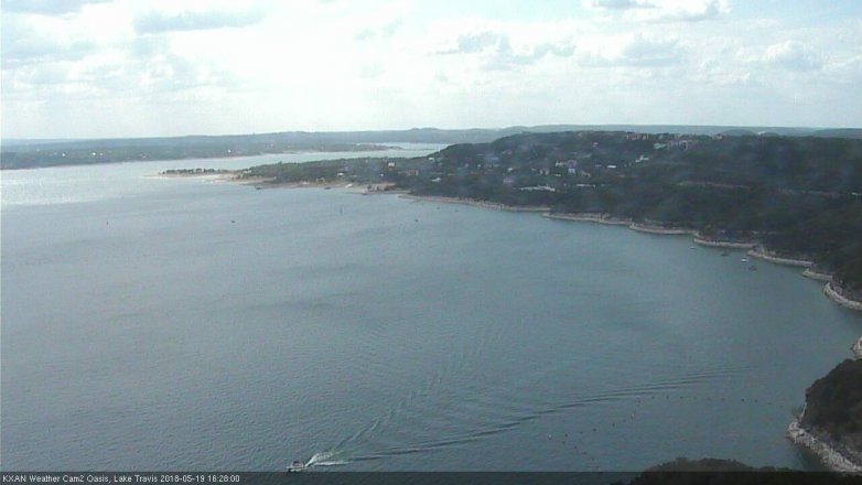 Lake Travis webcam, May 19, 2018 3:30 PM CT