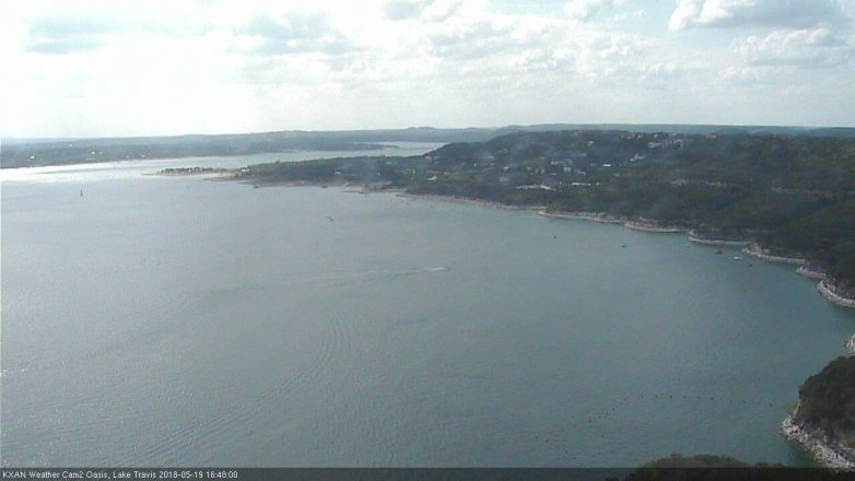 Lake Travis webcam, May 19, 2018 3:50 PM CT