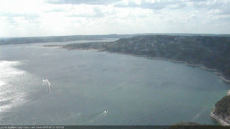 Lake Travis webcam, May 19, 2018 4:00 PM CT