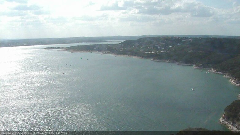 Lake Travis webcam, May 19, 2018 4:10 PM CT