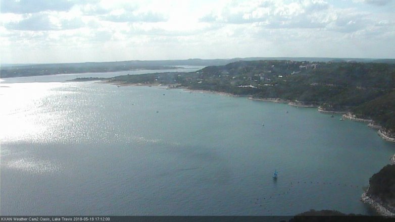 Lake Travis webcam, May 19, 2018 4:15 PM CT