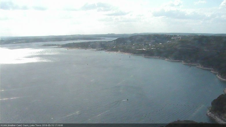 Lake Travis webcam, May 19, 2018 4:20 PM CT