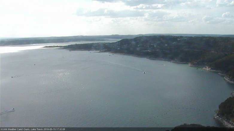 Lake Travis webcam, May 19, 2018 4:35 PM CT