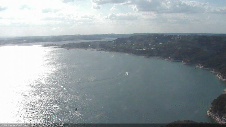 Lake Travis webcam, May 19, 2018 4:45 PM CT