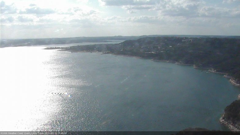 Lake Travis webcam, May 19, 2018 4:50 PM CT