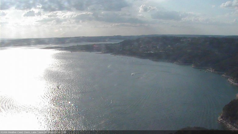 Lake Travis webcam, May 19, 2018 5:20 PM CT