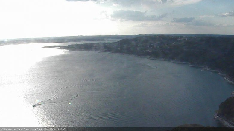 Lake Travis webcam, May 19, 2018 5:30 PM CT