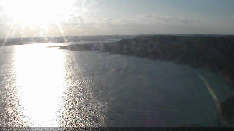 Lake Travis webcam, May 19, 2018 6:10 PM CT