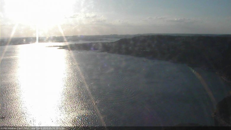 Lake Travis webcam, May 19, 2018 6:15 PM CT