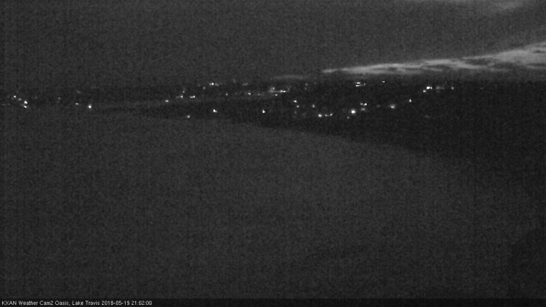 Lake Travis webcam, May 19, 2018 8:05 PM CT