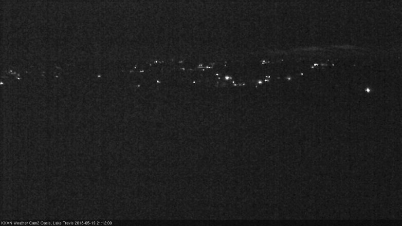 Lake Travis webcam, May 19, 2018 8:15 PM CT