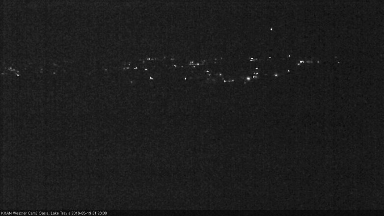 Lake Travis webcam, May 19, 2018 8:30 PM CT
