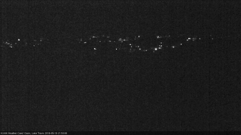 Lake Travis webcam, May 19, 2018 8:55 PM CT