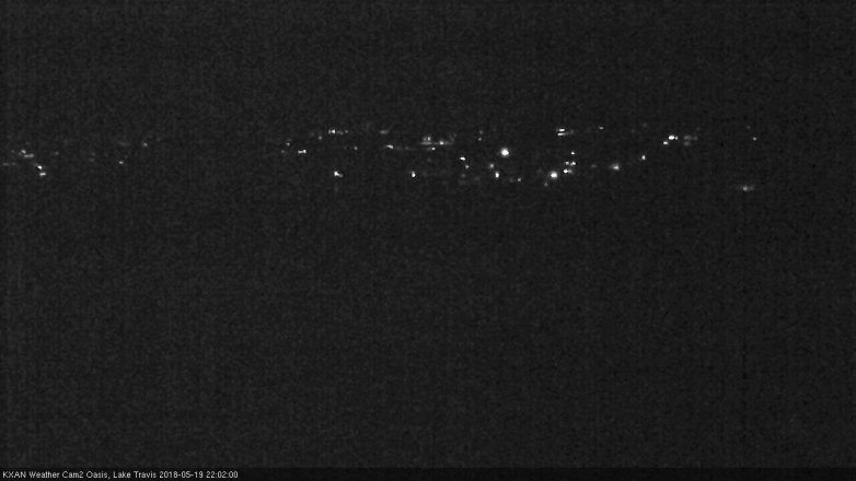 Lake Travis webcam, May 19, 2018 9:05 PM CT